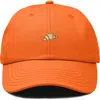 Dalix Croissant Dad Cap In Orange