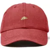 Dalix Croissant Dad Cap In Red
