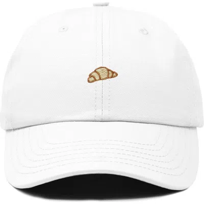 Dalix Croissant Dad Cap In White