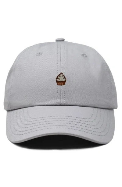 Dalix Cupcake Dad Cap In Gray