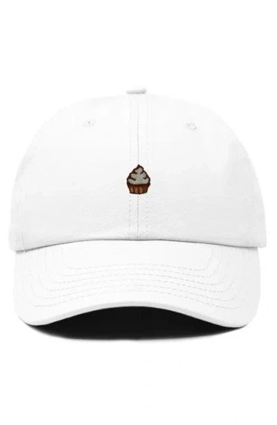 Dalix Cupcake Dad Cap In White