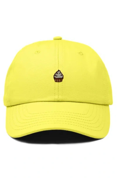 Dalix Cupcake Dad Cap In Yellow