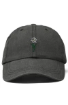 Dalix Daisy Embroidered Everyday Hat In Gray