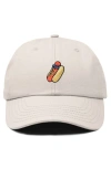 Dalix Dog Days Embroidered Casual Cap In Beige
