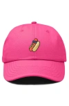Dalix Dog Days Embroidered Casual Cap In Hot Pink