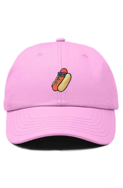 Dalix Dog Days Embroidered Casual Cap In Light Pink
