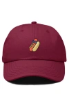 Dalix Dog Days Embroidered Casual Cap In Maroon
