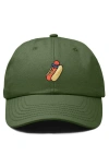 Dalix Dog Days Embroidered Casual Cap In Olive