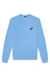 Dalix Donut Fleece Sweatshirt In Carolina Blue