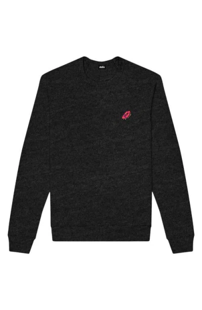 Dalix Donut Fleece Sweatshirt In Dark Heather