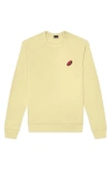 Dalix Donut Fleece Sweatshirt In French Vanilla