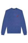 Dalix Donut Fleece Sweatshirt In Heather True Royal