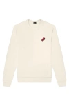 Dalix Donut Fleece Sweatshirt In Natural