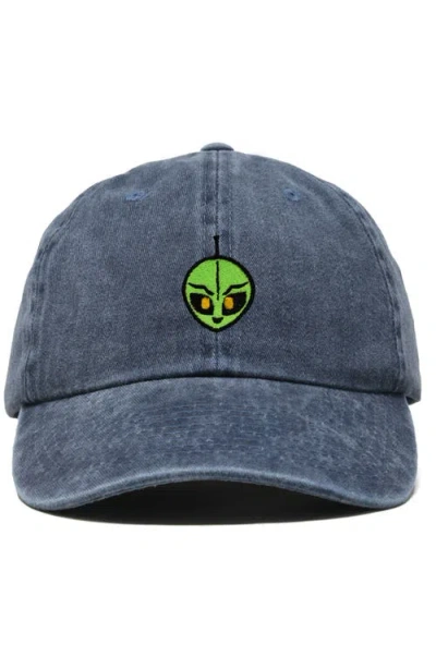 Dalix Duder Alien Dad Cap In Blue