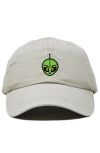 Dalix Duder Alien Dad Cap In Brown