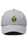 Dalix Duder Alien Dad Cap In Gray