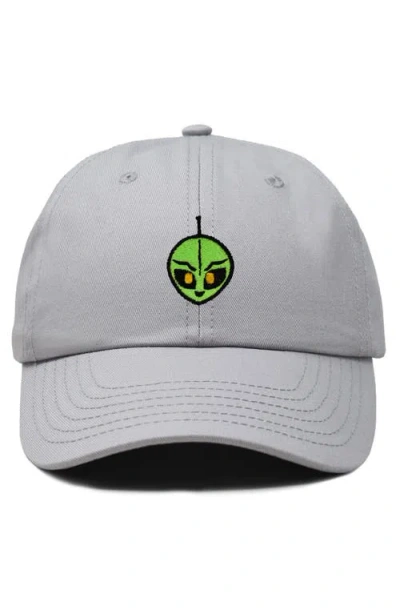 Dalix Duder Alien Dad Cap In Gray