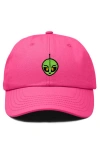 Dalix Duder Alien Dad Cap In Green