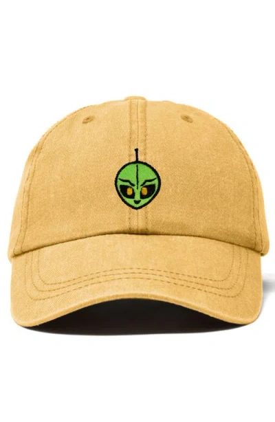 Dalix Duder Alien Dad Cap In Metallic