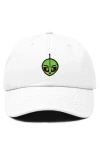 Dalix Duder Alien Dad Cap In White