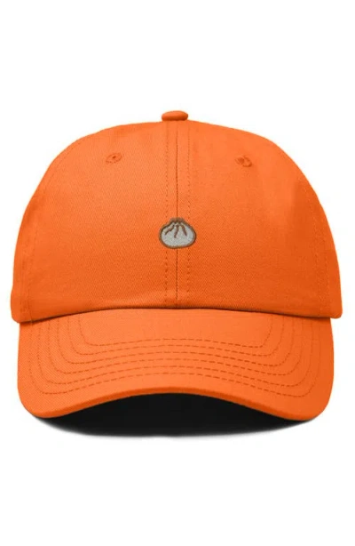 Dalix Dumpling Dad Cap In Orange