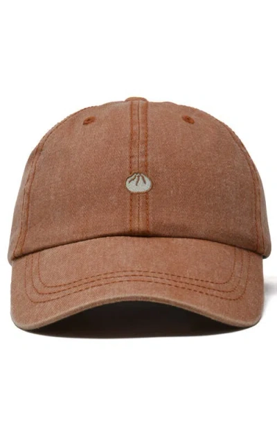 Dalix Dumpling Dad Cap In Orange