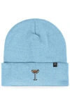 Dalix Espresso Martini Beanie Cap In Blue