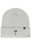 Dalix Espresso Martini Beanie Cap In Gray
