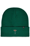 Dalix Espresso Martini Beanie Cap In Green