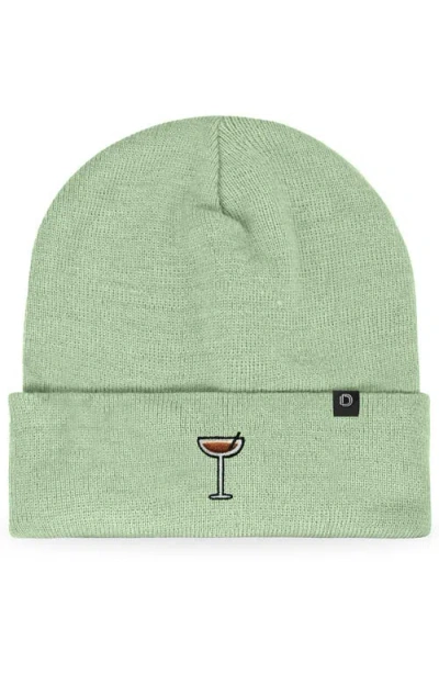 Dalix Espresso Martini Beanie Cap In Green
