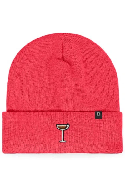 Dalix Espresso Martini Beanie Cap In Pink