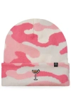 Dalix Espresso Martini Beanie Cap In Pink