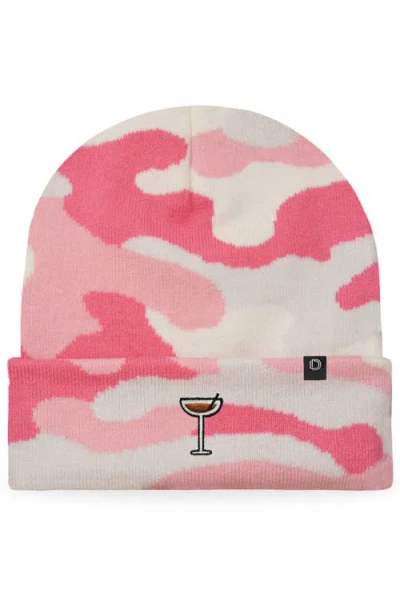 Dalix Espresso Martini Beanie Cap In Pink