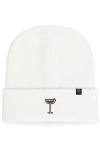 Dalix Espresso Martini Beanie Cap In White