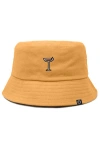 Dalix Espresso Martini Bucket Hat In Golden Cream