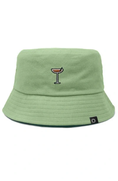 Dalix Espresso Martini Bucket Hat In Turf Green