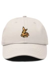 Dalix Fawn Embroidered Outdoor Cap In Beige