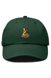 Dalix Fawn Embroidered Outdoor Cap In Dark Green
