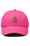 Dalix Fawn Embroidered Outdoor Cap In Hot Pink
