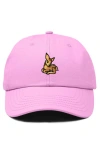 Dalix Fawn Embroidered Outdoor Cap In Light Pink
