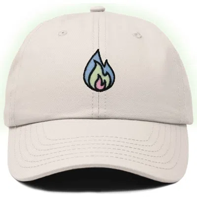 Dalix Fire Dad Hat In Beige