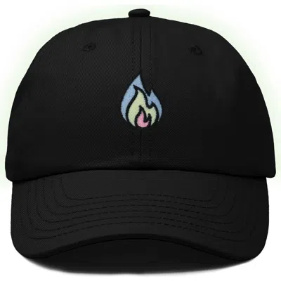Dalix Fire Dad Hat In Black