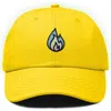 Dalix Fire Dad Hat In Gold