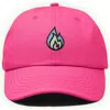Dalix Fire Dad Hat In Hot Pink
