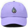 Dalix Fire Dad Hat In Lavender