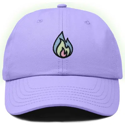 Dalix Fire Dad Hat In Lavender