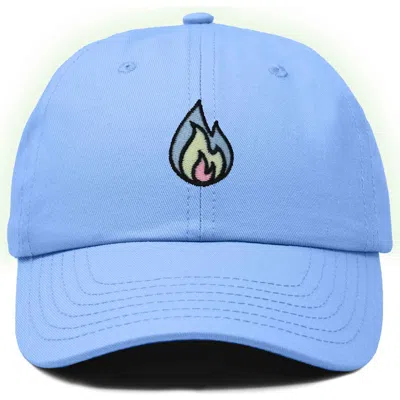 Dalix Fire Dad Hat In Light Blue