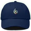 Dalix Fire Dad Hat In Navy Blue