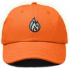 Dalix Fire Dad Hat In Orange