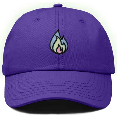 Dalix Fire Dad Hat In Purple